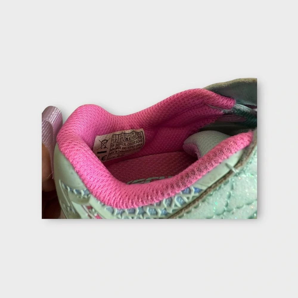 Skechers Wishful Star Jumpster Blue & Pink Sneakers - Picture 5 of 7